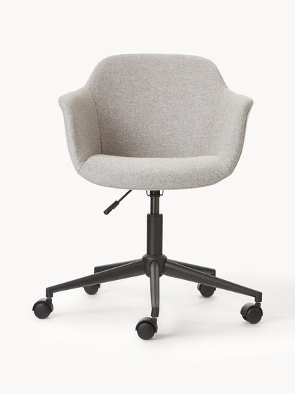 Westwing Collection Polster-Schreibtischstuhl Fiji mit schmaler Sitzschale Top Angebot