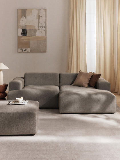 Westwing Collection Ecksofa Melva (3-Sitzer) Neueste Mode