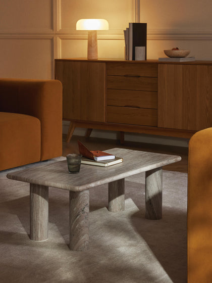 Westwing Collection Marmor-Couchtisch Mabel Exklusive Angebote