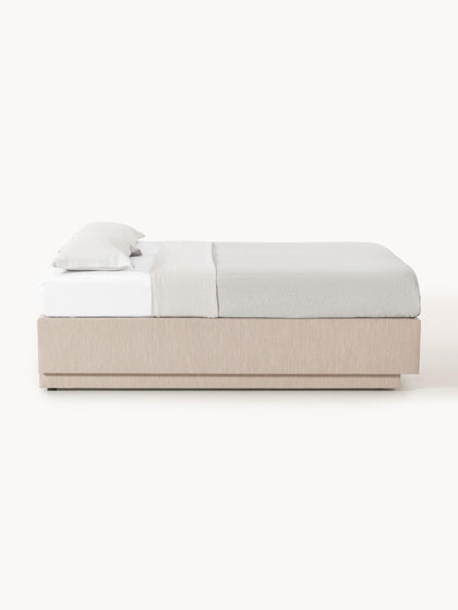 Westwing Collection Boxspringbett Enya mit Stauraum Große Rabatte