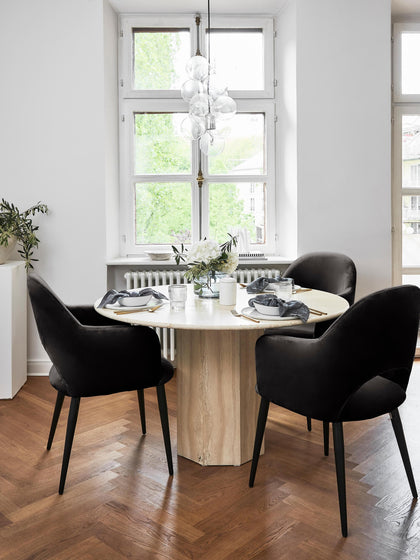 Westwing Collection Samt-Armlehnstuhl Rachel Sonderangebote