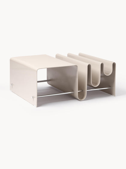 Westwing Collection Metall-Couchtisch Julia mit Zeitschriftenablage