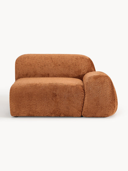 Westwing Collection Eckmodul Wolke aus Teddy-Bouclé Bis zu 50% Rabatt