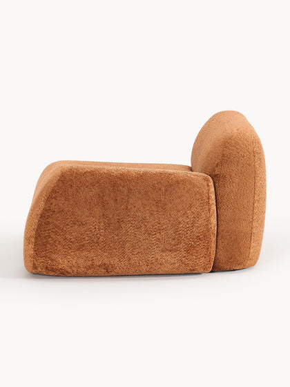 Westwing Collection Eckmodul Wolke aus Teddy-Bouclé Bis zu 50% Rabatt