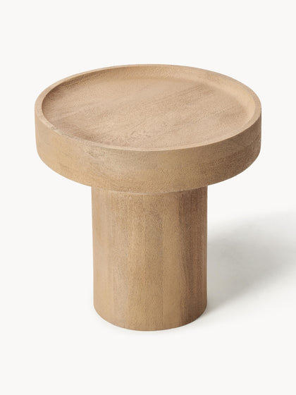 Westwing Collection Runder Beistelltisch Benno aus Mangoholz Bis zu 65% Rabatt