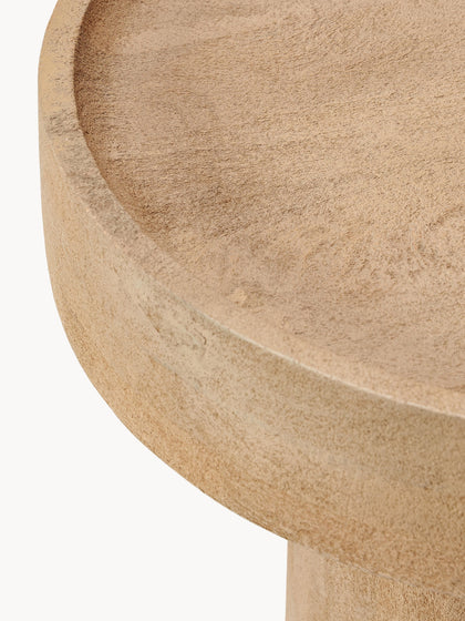 Westwing Collection Runder Beistelltisch Benno aus Mangoholz Bis zu 65% Rabatt